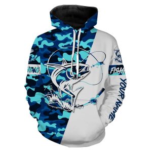 Tuna fishing sea camo custom name 3D All Over Printed Shirts Personalized Gift ND
