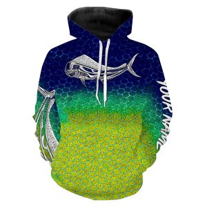 Mahi Mahi ( Dorado) Fishing Skin 3D All Over print shirts personalized fishing Gift for Adult and kid ND
