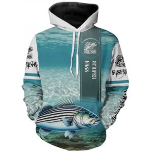 Striped Bass ( Striper) Fishing 3D All Over print shirts personalized fishing apparel for Adult and kid ND