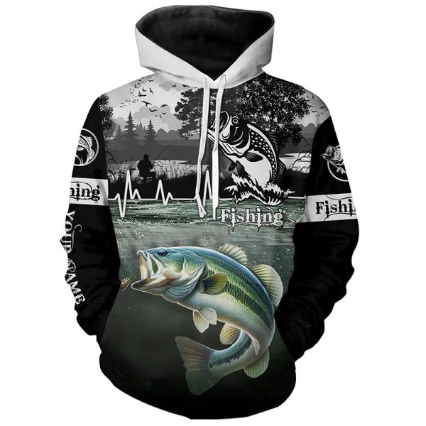 Largemouth Bass Customize Name 3D All Over Printed Shirts Personalized Fishing gift ND
